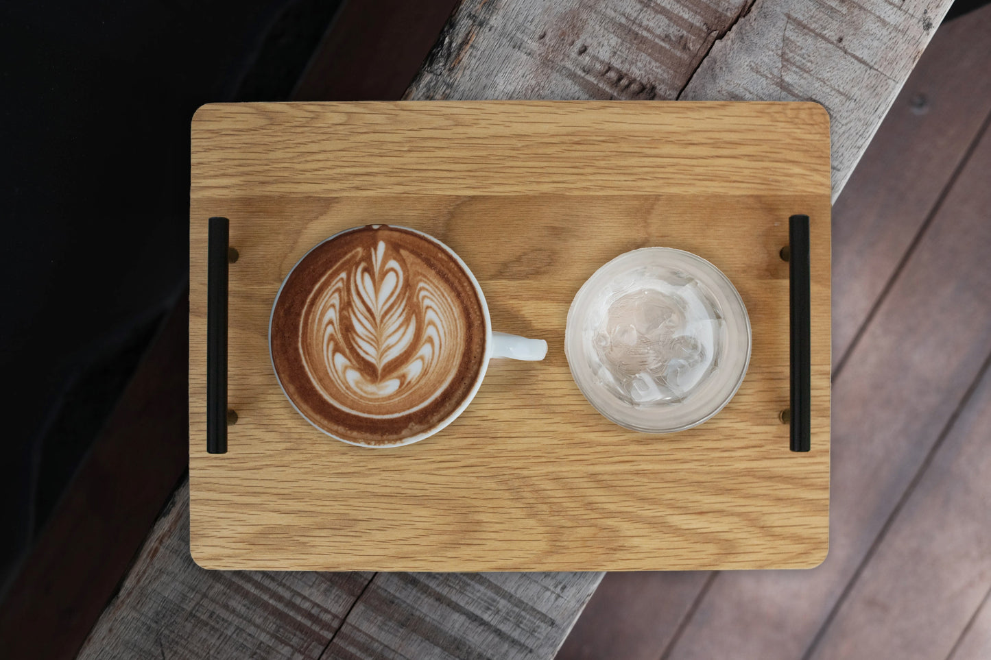 Organic Oak or Cherry Hardwood Tray