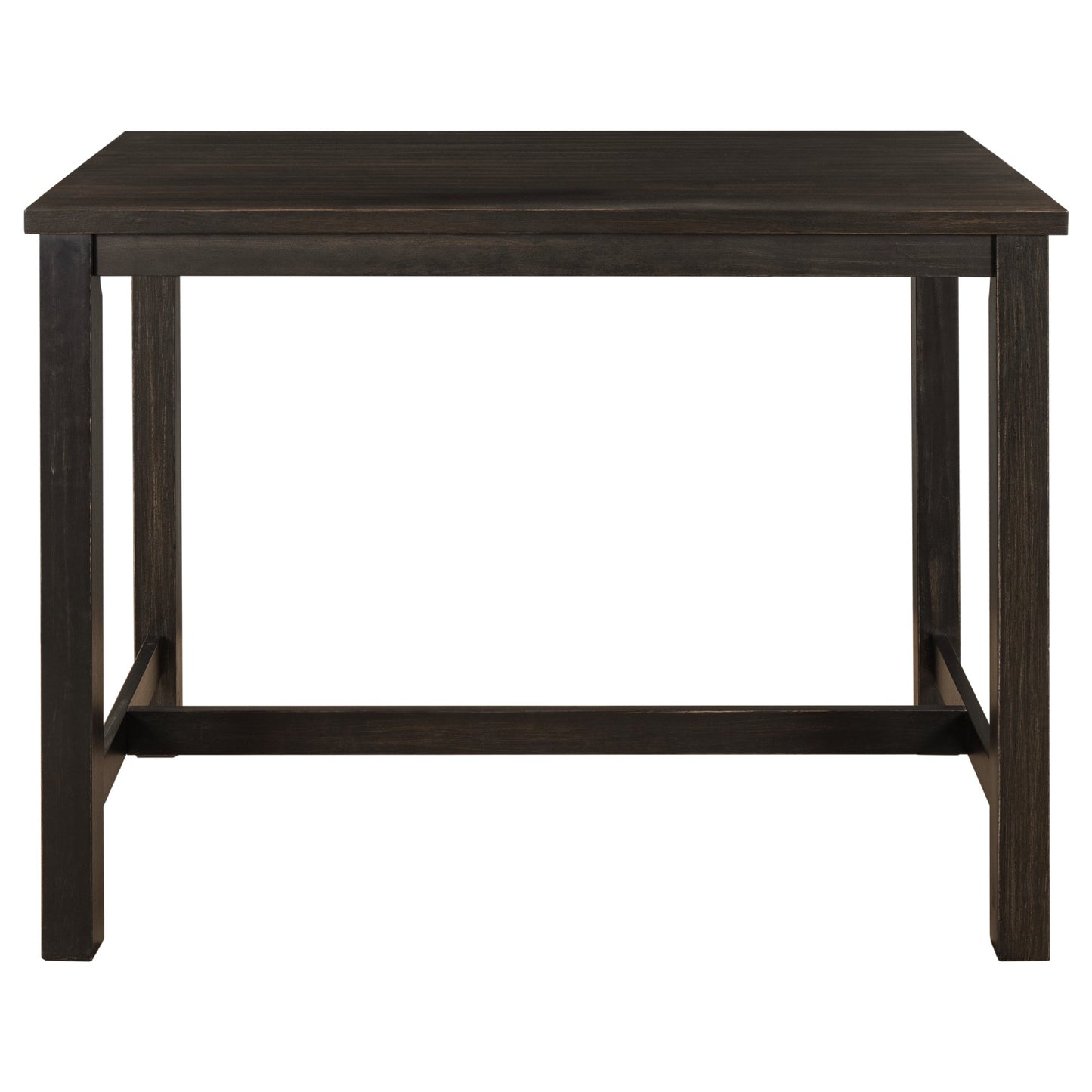 Rustic Wooden Counter Height Dining Table for Small Places, Espresso