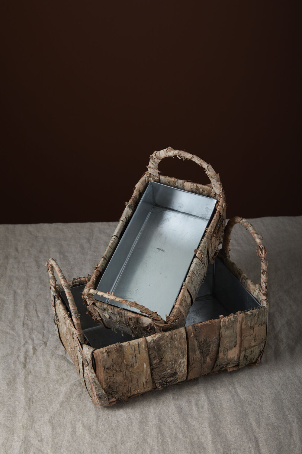 Birch Rustic Basket